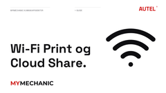 Wi-Fi Print og Cloud Share.