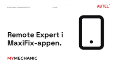 Remote Expert i MaxiFix-appen.