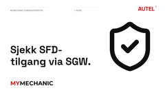 Sjekk SFD-tilgang via SGW.