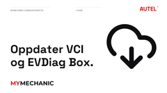 Oppdater VCI og EVDiag Box.