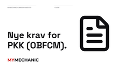 Nye krav for PKK (OBFCM).