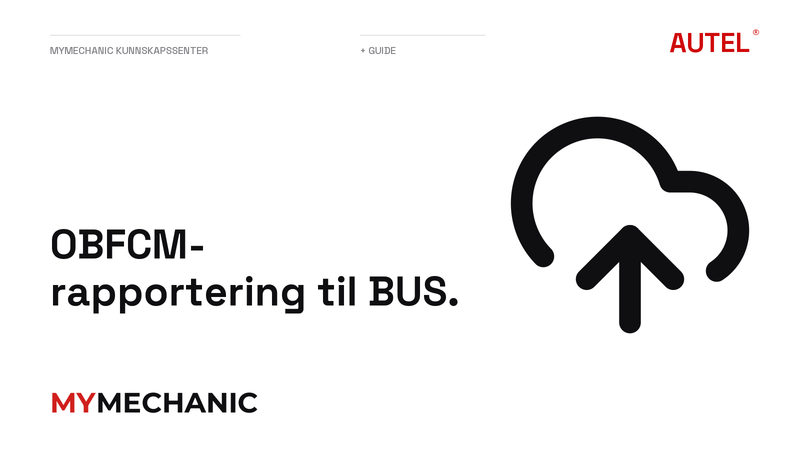 OBFCM-rapportering til BUS.