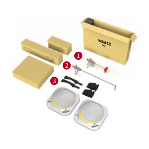 SmartSafe WA613 Wireless 3D Wheel Aligner – Tilleggspakke