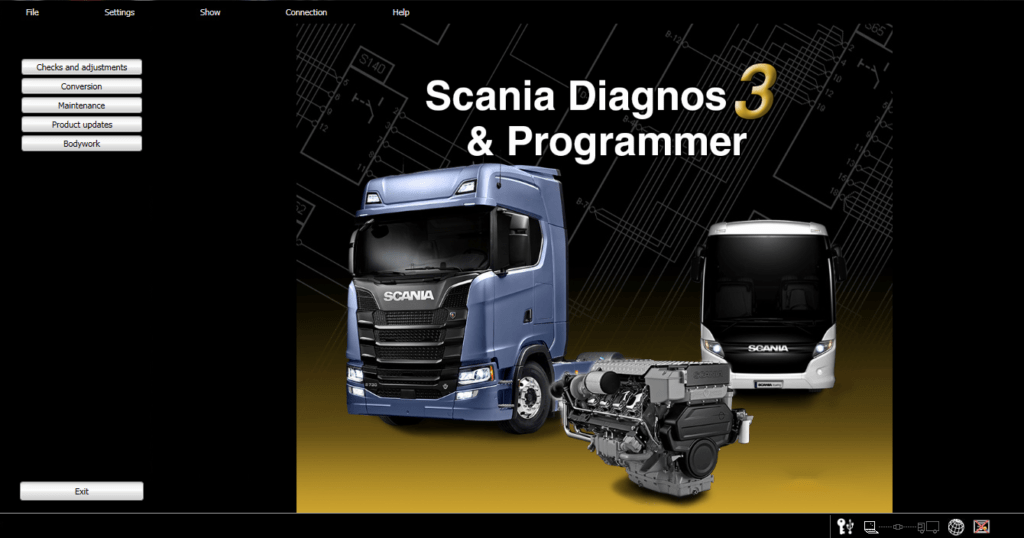 Scania SDP3 Diagnoseverktøy med VCI3 Interface
