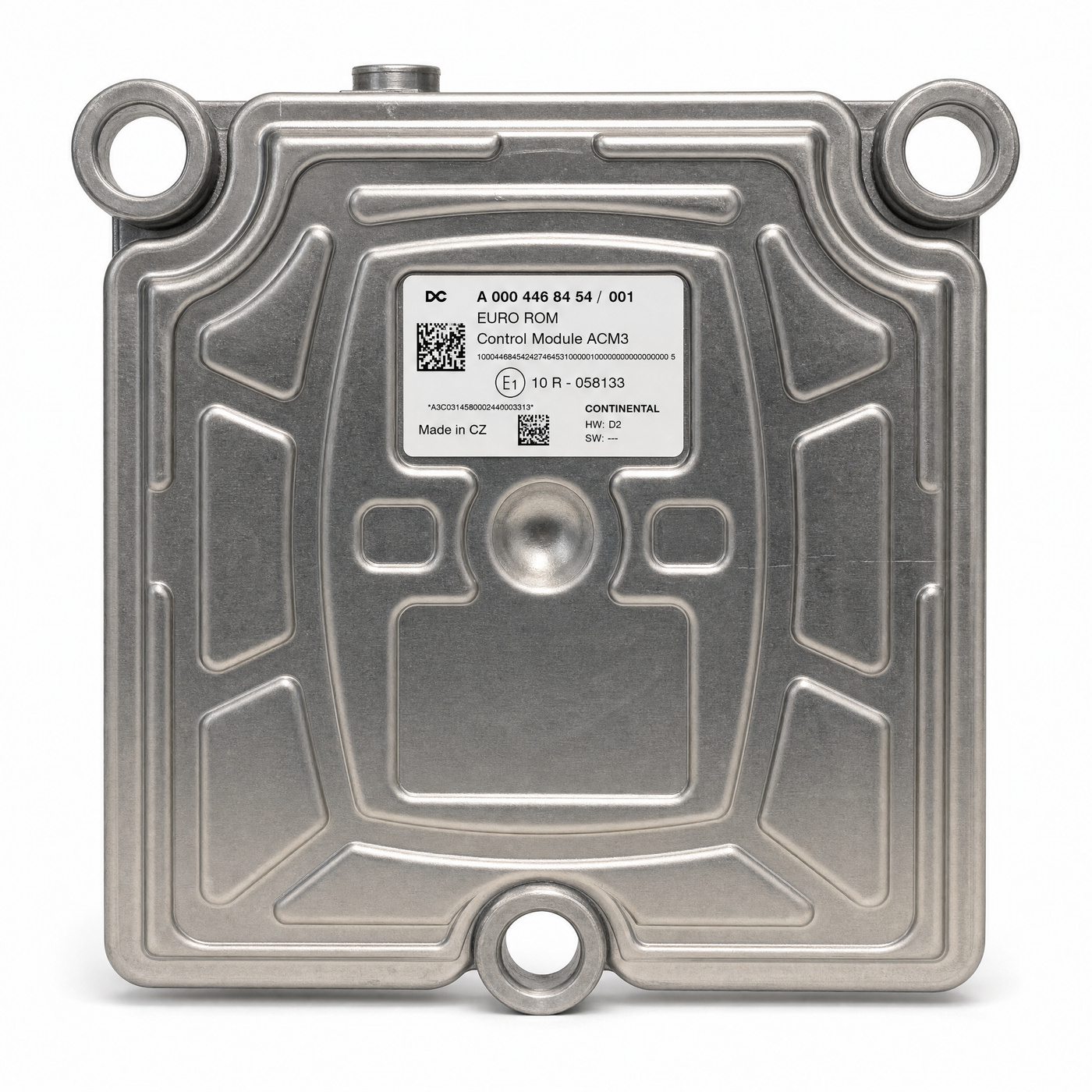 Mercedes-Benz Actros MP5 AdBlue/SCR Control Module ACM3 (Continental) — label side